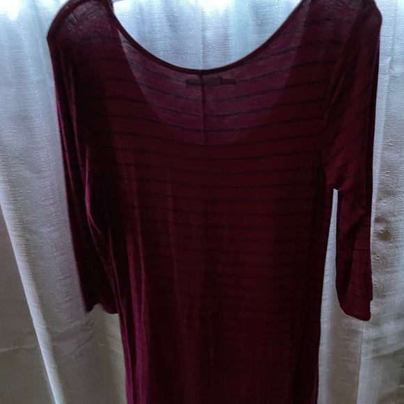 Medium red striped Maurices dress. - Picture 2 of 3
